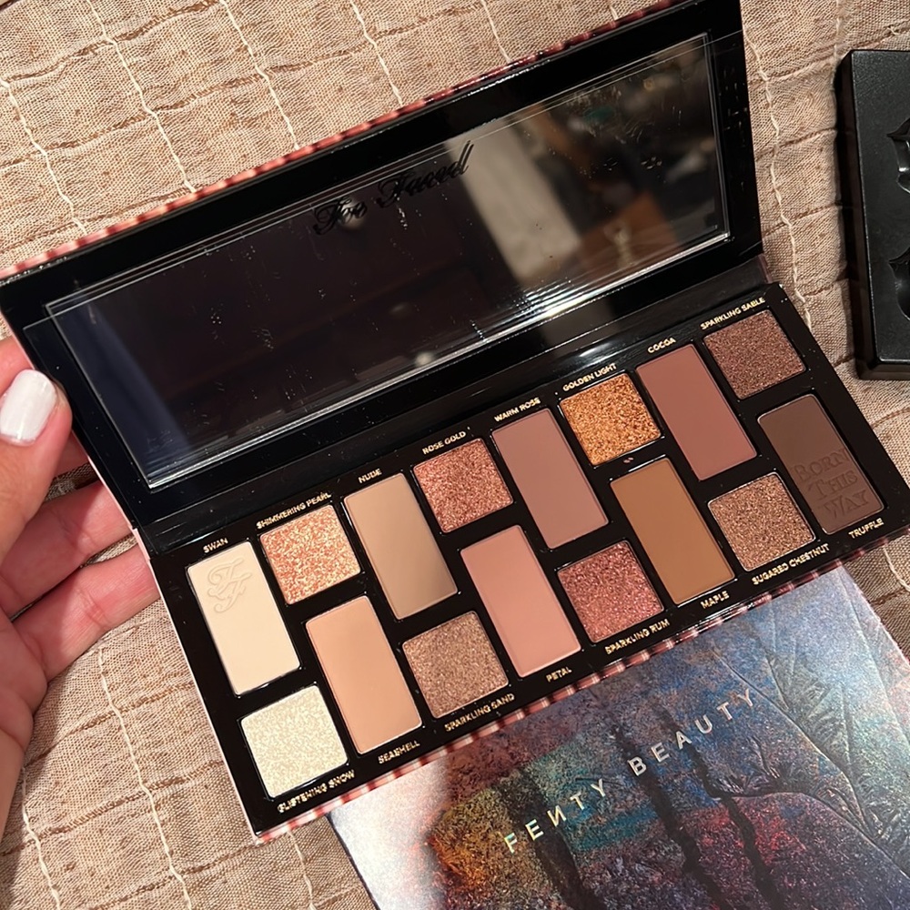 Too Faced, Fenty & KVD eyeshadow sets - sold together